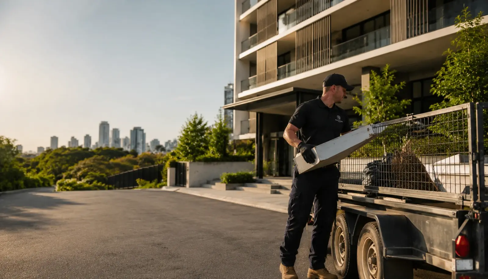 Rubbish and junk removal for managed properties
