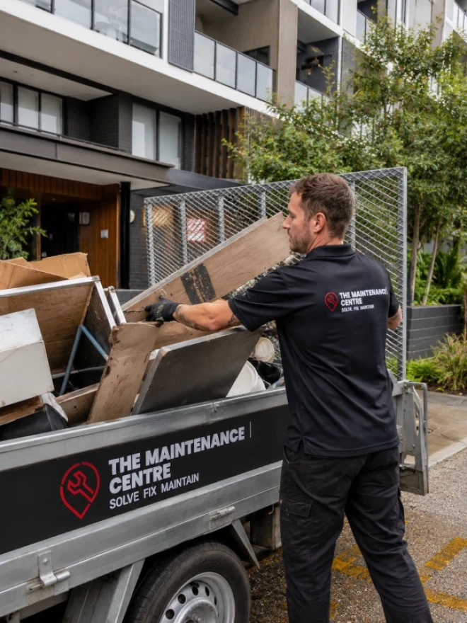 Rubbish removal for managed properties